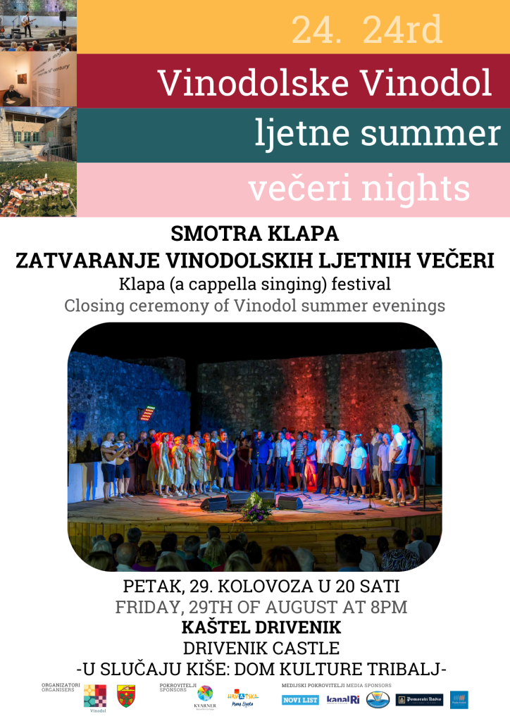 18. SMOTRA KLAPA - ZATVARANJE VINODOLSKIH LJETNIH VEČERI 1 smotra klapa 2025 novo