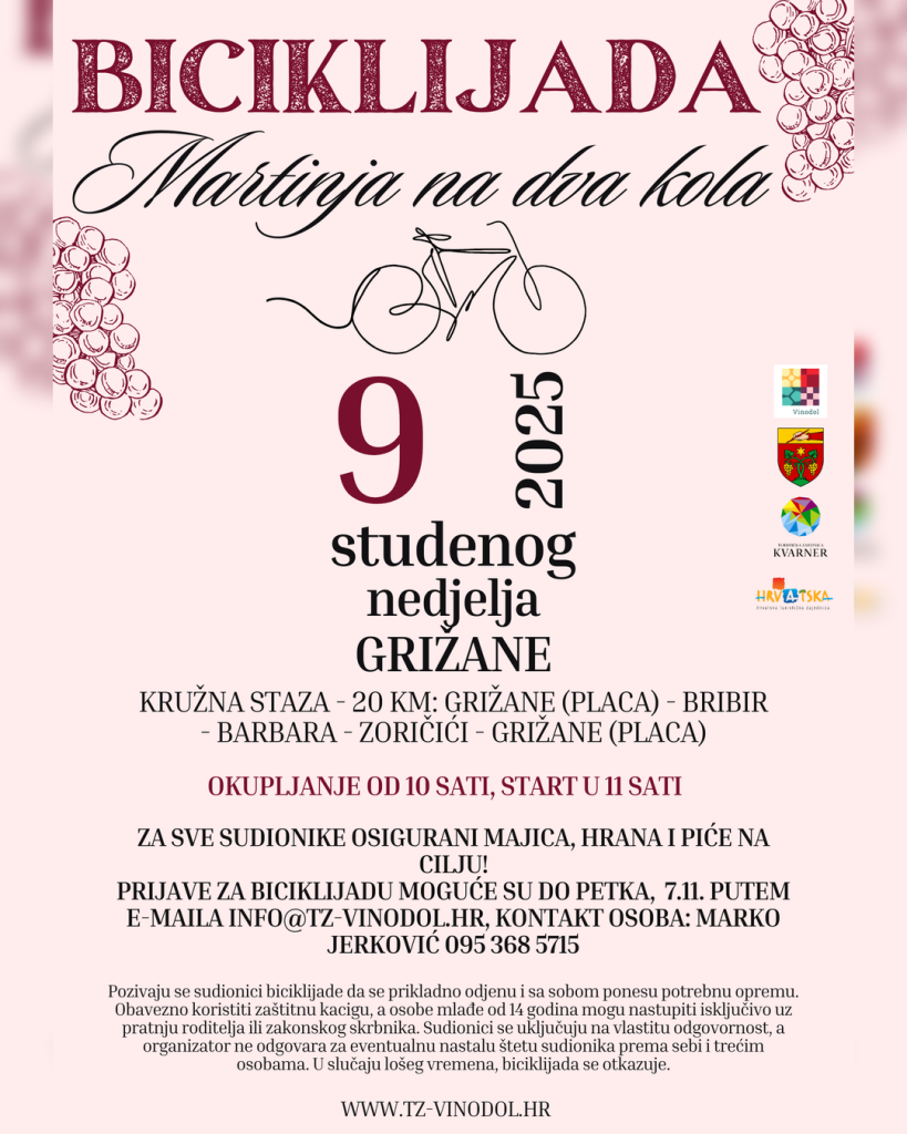 Biciklijada „Martinja na dva kola“ - GRIŽANE 1 Biciklijada Martinja
