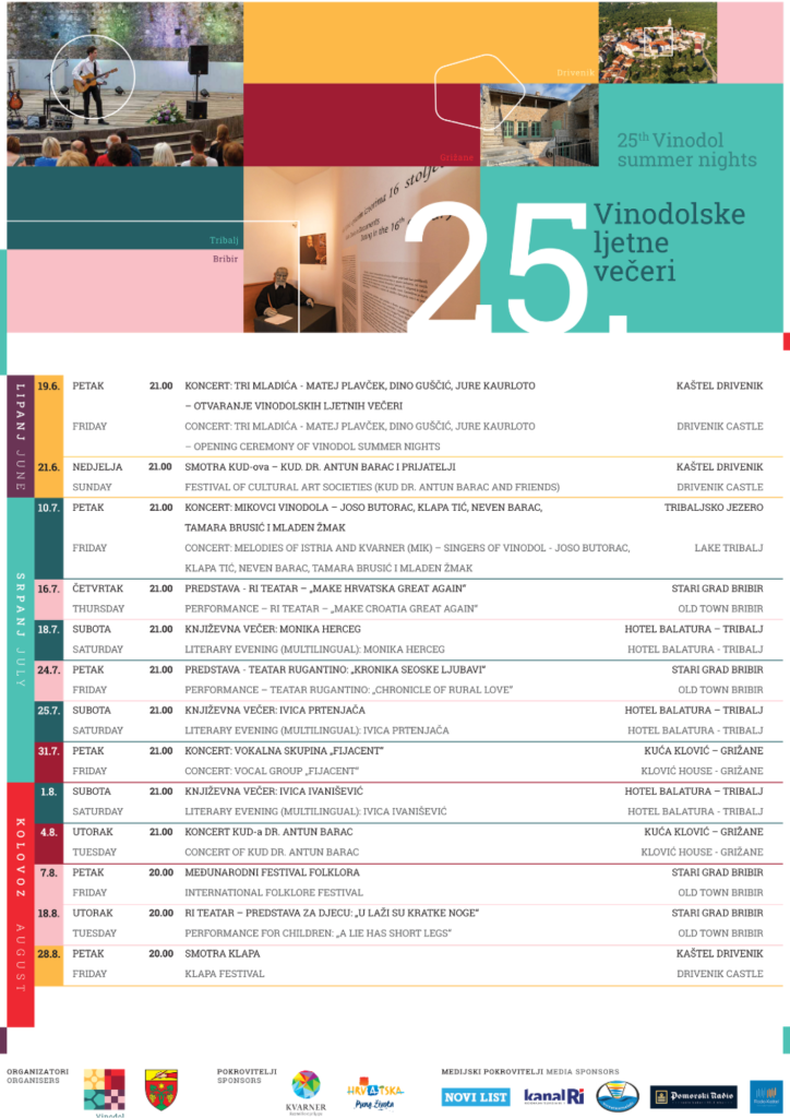 VINODOLSKE LJETNE VEČERI - OTVORENJE: KONCERT TRI MLADIĆA 1 VLJV 2026 2