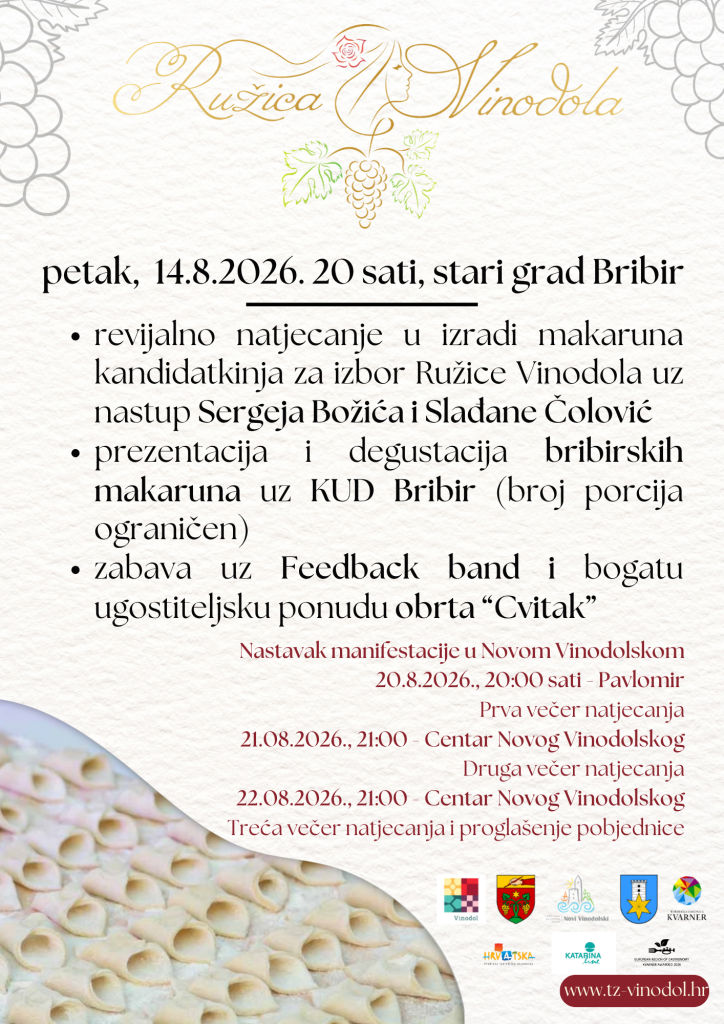 Ružica Vinodola 2026. 1 White and Brown Minimalist Wine Tasting Flyer 3